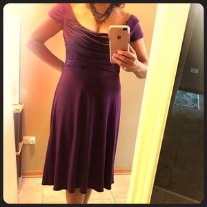 Purple Cocktail Dress